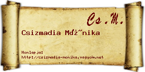 Csizmadia Mónika névjegykártya