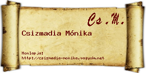 Csizmadia Mónika névjegykártya